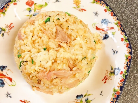 コストコのロティサリーチキンで!炒飯アレンジ☆